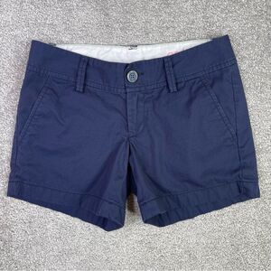 Lilly Pulitzer Shorts Women’s 000 Blue Chino Callahan Cotton Preppy Casual 26712